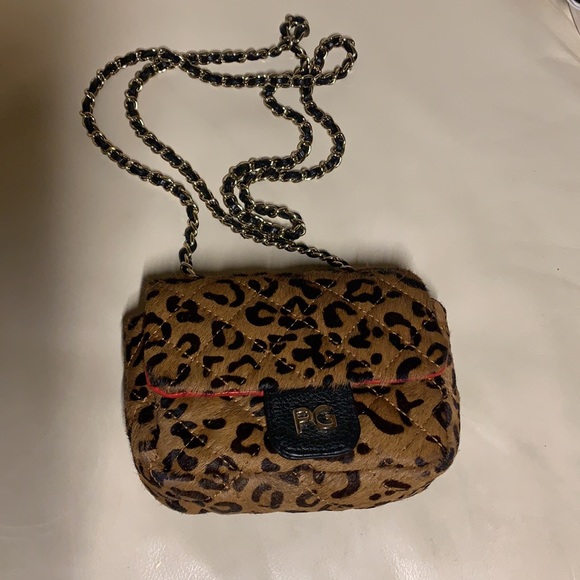 Purification Garcia Quilted Animal Print Leather Hand Bag - Picture 3 of 6